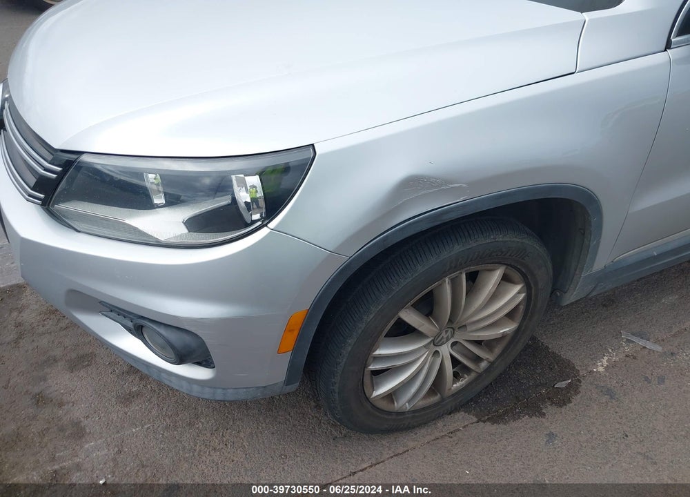 2013 VOLKSWAGEN TIGUAN SE VIN: WVGAV3AX9DW597389