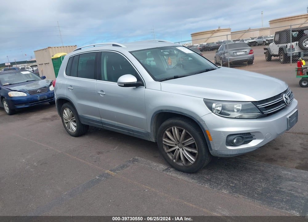 2013 VOLKSWAGEN TIGUAN SE VIN: WVGAV3AX9DW597389