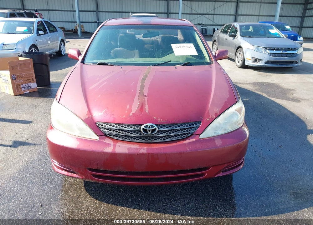2002 TOYOTA CAMRY LE VIN: JTDBE32K920012855