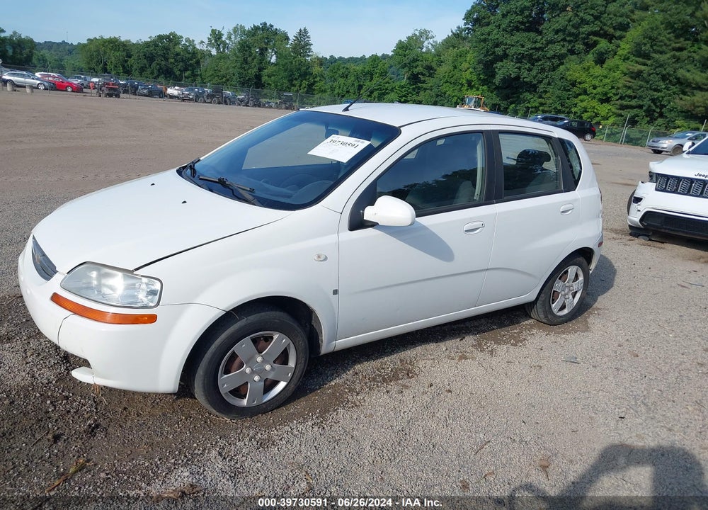 2008 CHEVROLET AVEO 5 SPECIAL VALUE VIN: KL1TD66638B256639