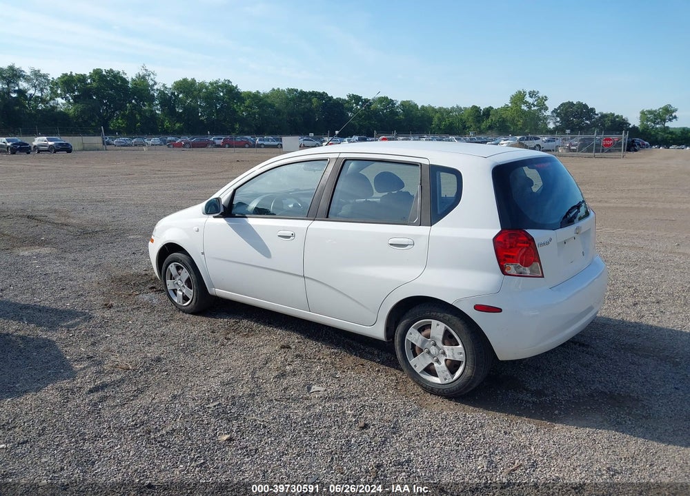 2008 CHEVROLET AVEO 5 SPECIAL VALUE VIN: KL1TD66638B256639