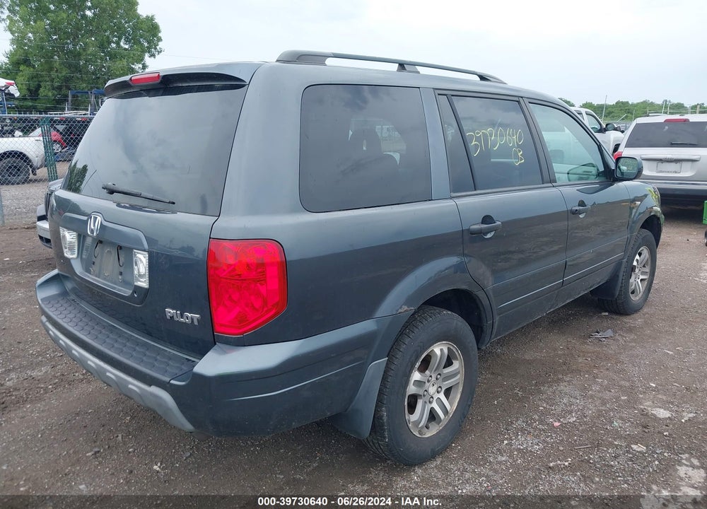 2004 HONDA PILOT EX-L VIN: 2HKYF18694H556462