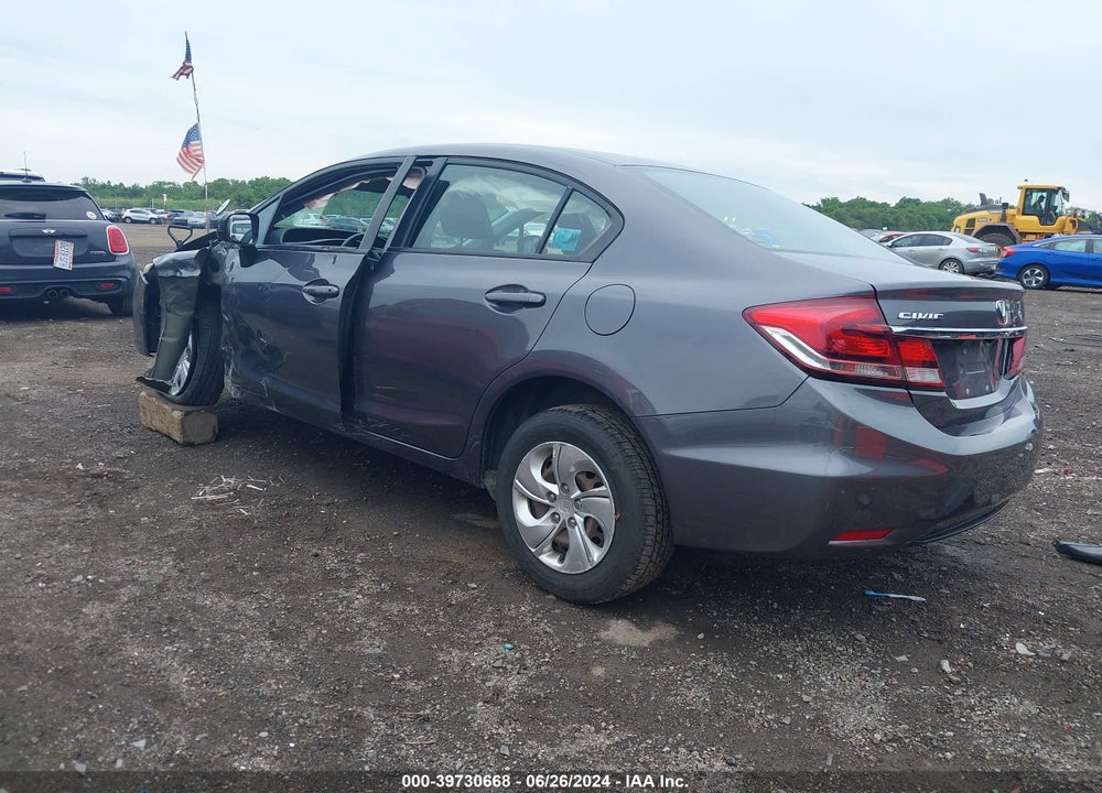 2015 HONDA CIVIC LX VIN: 19XFB2F53FE045436