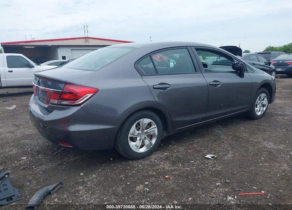 2015 HONDA CIVIC LX VIN: 19XFB2F53FE045436