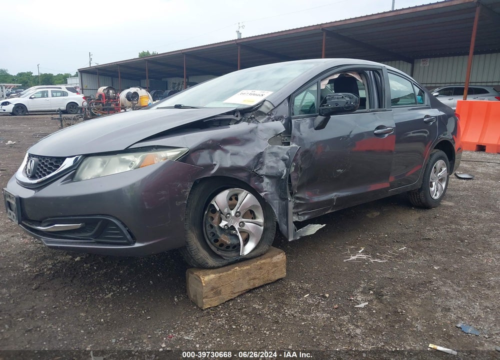2015 HONDA CIVIC LX VIN: 19XFB2F53FE045436