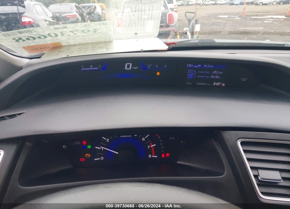 2015 HONDA CIVIC LX VIN: 19XFB2F53FE045436