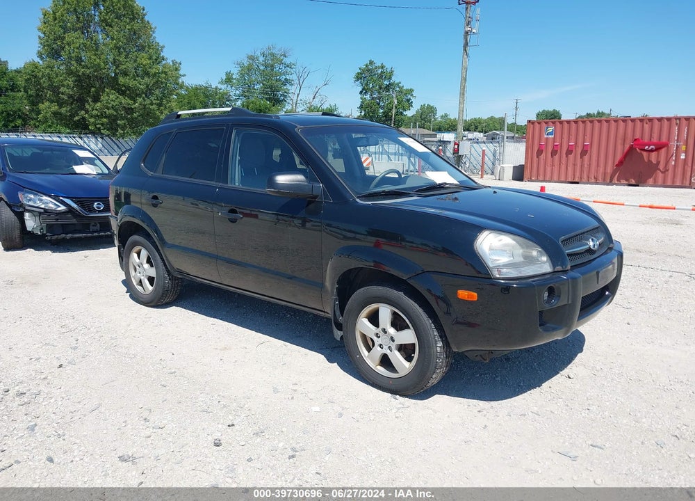2008 HYUNDAI TUCSON VIN: KM8JM12B68U895930
