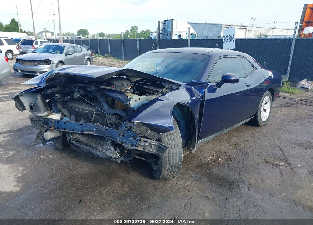 2013 DODGE CHALLENGER SXT VIN: 2C3CDYAG7DH674552