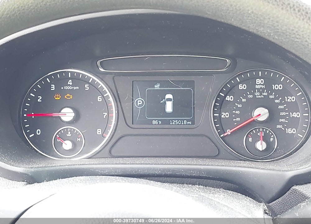 2016 KIA SORENTO 2.4L LX VIN: 5XYPG4A30GG015483