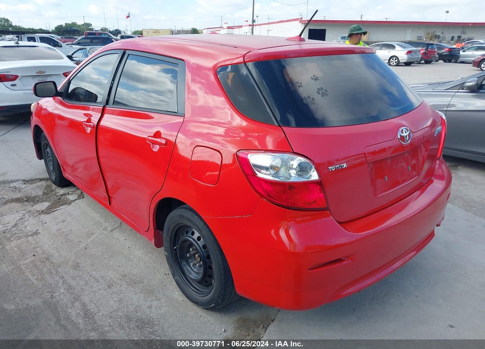 2009 TOYOTA MATRIX VIN: 2T1KU40E89C076522