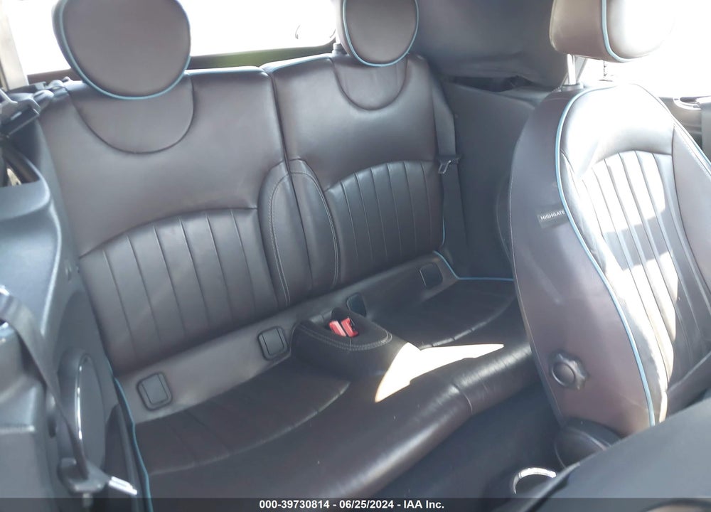 2012 MINI COOPER S VIN: WMWZP3C58CT550025