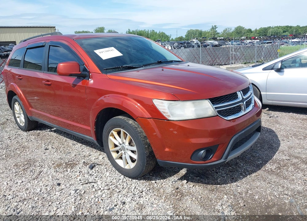 2013 DODGE JOURNEY SXT VIN: 3C4PDCBB6DT503074