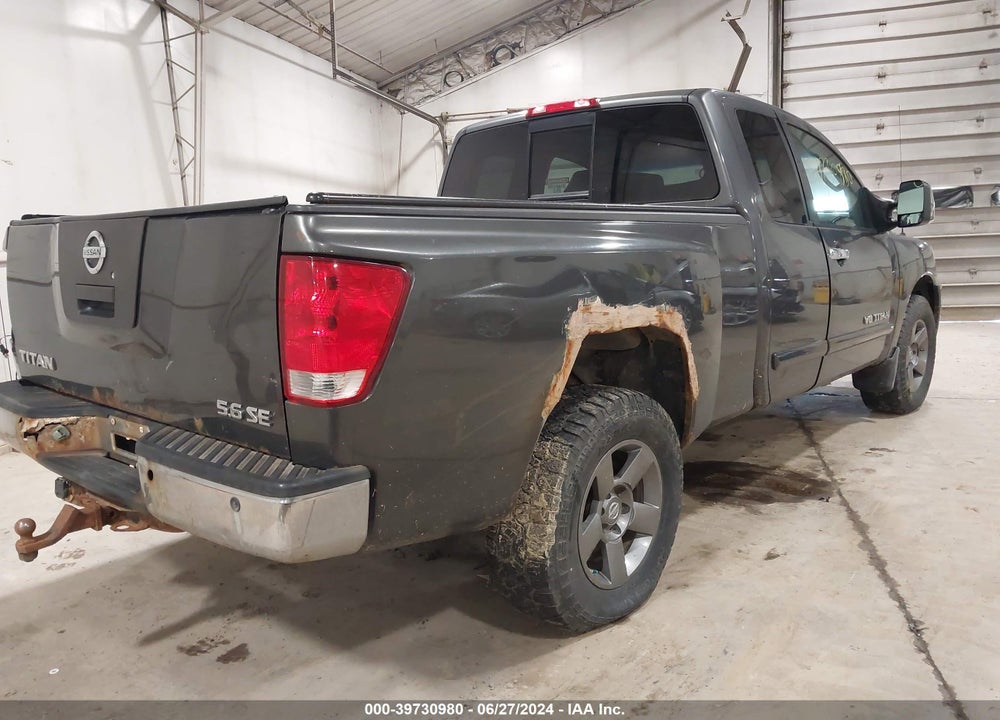 2005 NISSAN TITAN SE VIN: 1N6AA06B45N507498