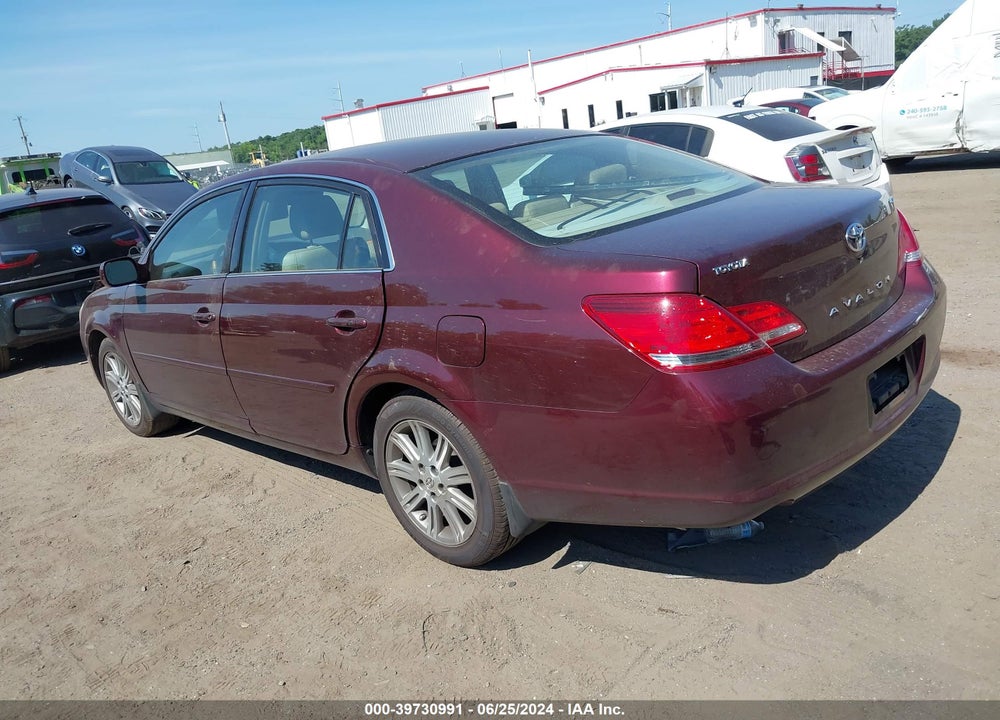 2007 TOYOTA AVALON LIMITED VIN: 4T1BK36B87U218652