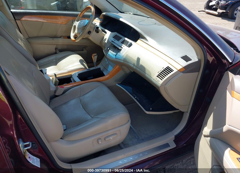 2007 TOYOTA AVALON LIMITED VIN: 4T1BK36B87U218652