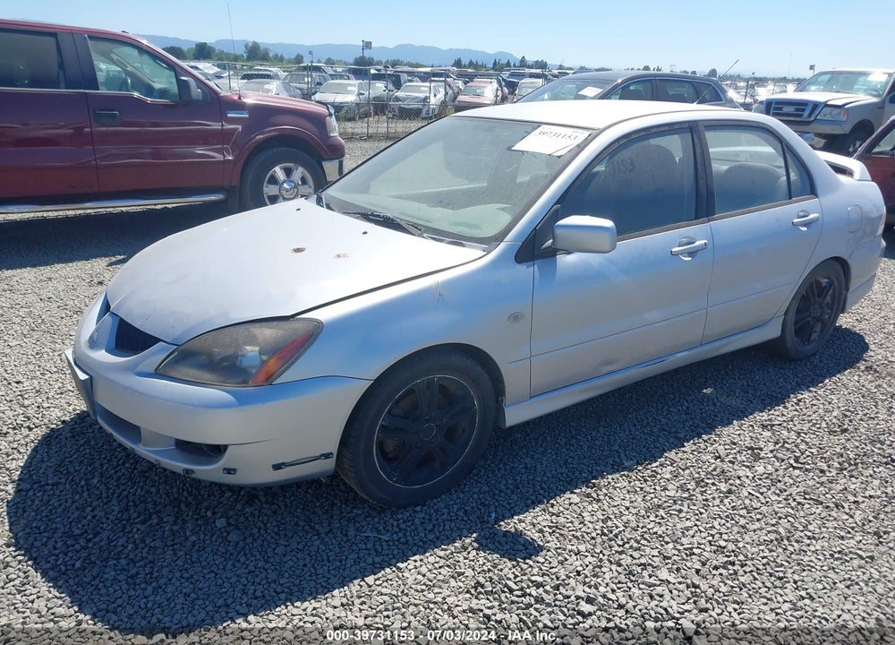 2004 MITSUBISHI LANCER RALLIART VIN: JA3AJ66F44U054608