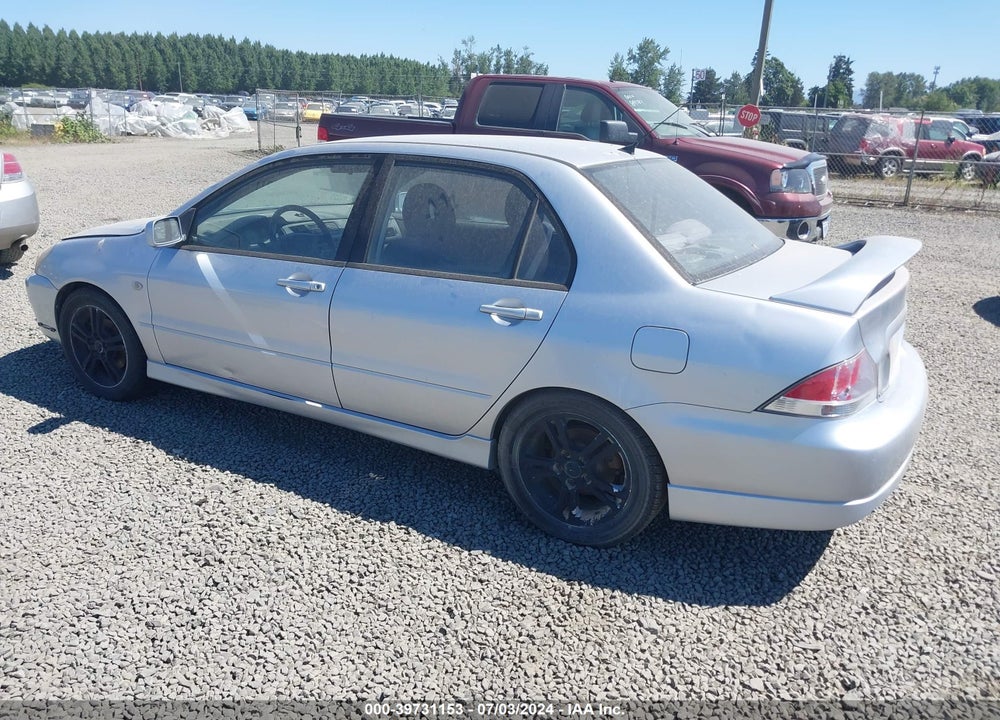 2004 MITSUBISHI LANCER RALLIART VIN: JA3AJ66F44U054608