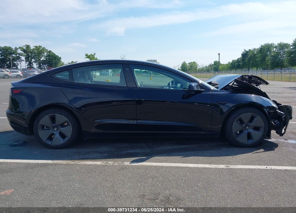 2022 TESLA MODEL 3 REAR-WHEEL DRIVE VIN: 5YJ3E1EA7NF333536