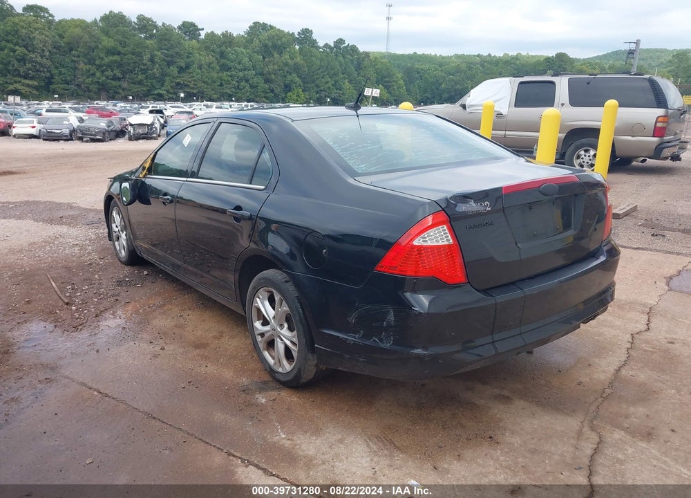 2012 FORD FUSION SE VIN: 3FAHP0HA2CR181947