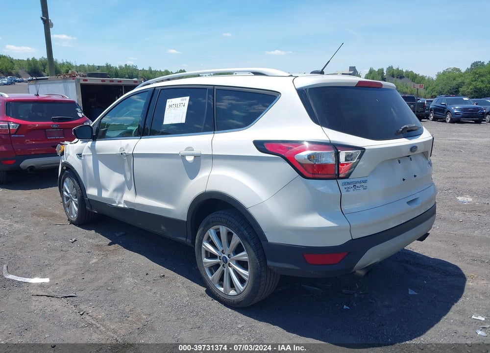 2017 FORD ESCAPE TITANIUM VIN: 1FMCU9J95HUC71607