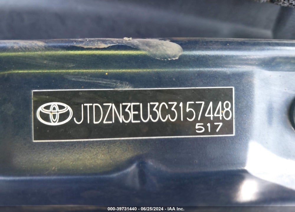 2012 TOYOTA PRIUS V THREE VIN: JTDZN3EU3C3157448