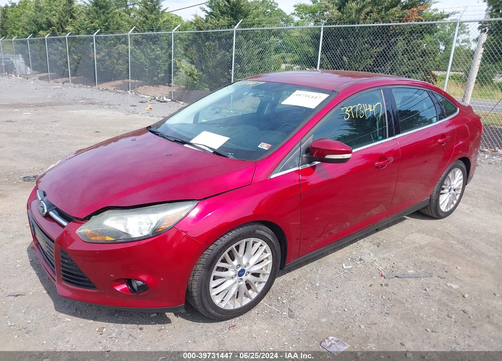 2013 FORD FOCUS TITANIUM VIN: 1FADP3J28DL323897