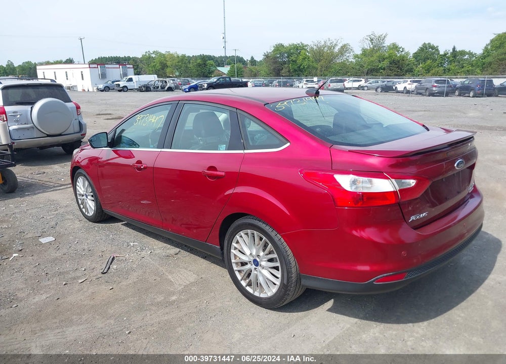 2013 FORD FOCUS TITANIUM VIN: 1FADP3J28DL323897