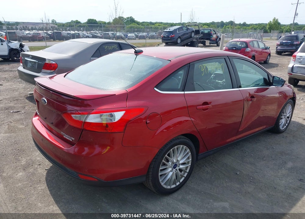 2013 FORD FOCUS TITANIUM VIN: 1FADP3J28DL323897
