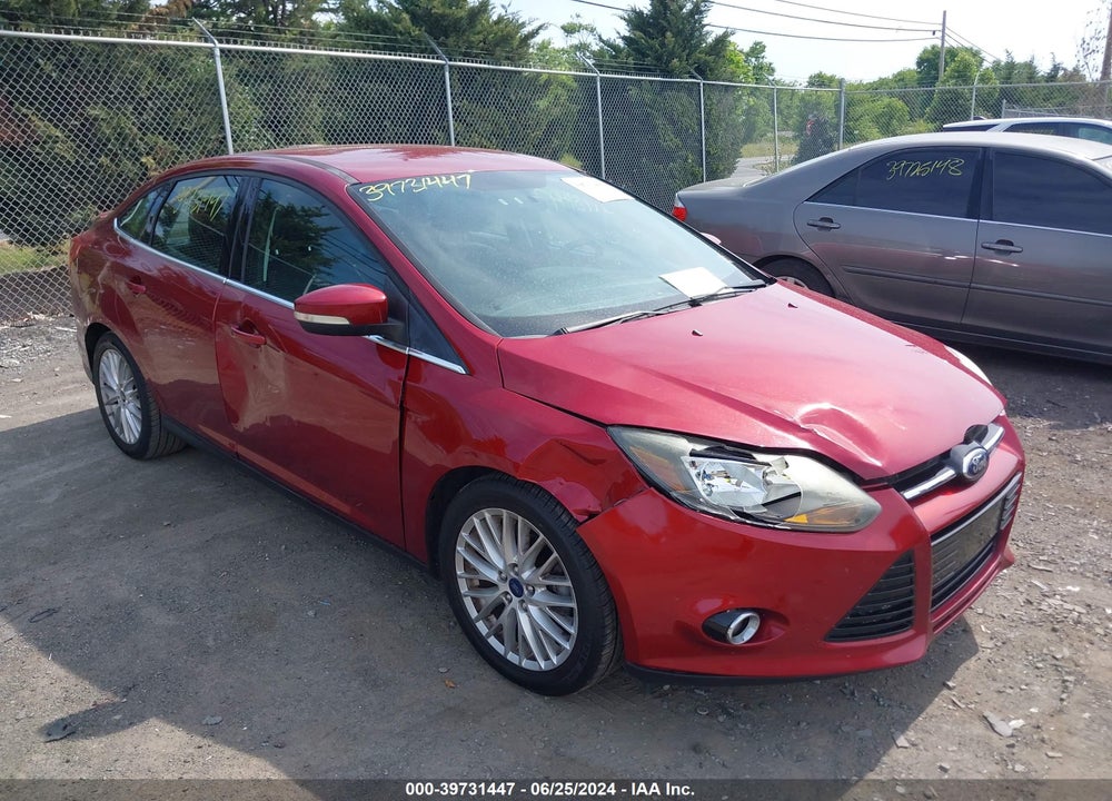 2013 FORD FOCUS TITANIUM VIN: 1FADP3J28DL323897