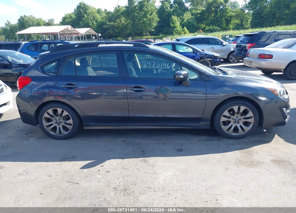 2016 SUBARU IMPREZA 2.0I SPORT PREMIUM VIN: JF1GPAP61G8227578