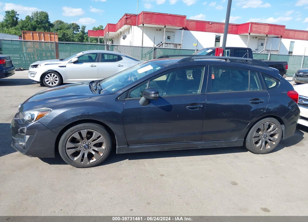 2016 SUBARU IMPREZA 2.0I SPORT PREMIUM VIN: JF1GPAP61G8227578