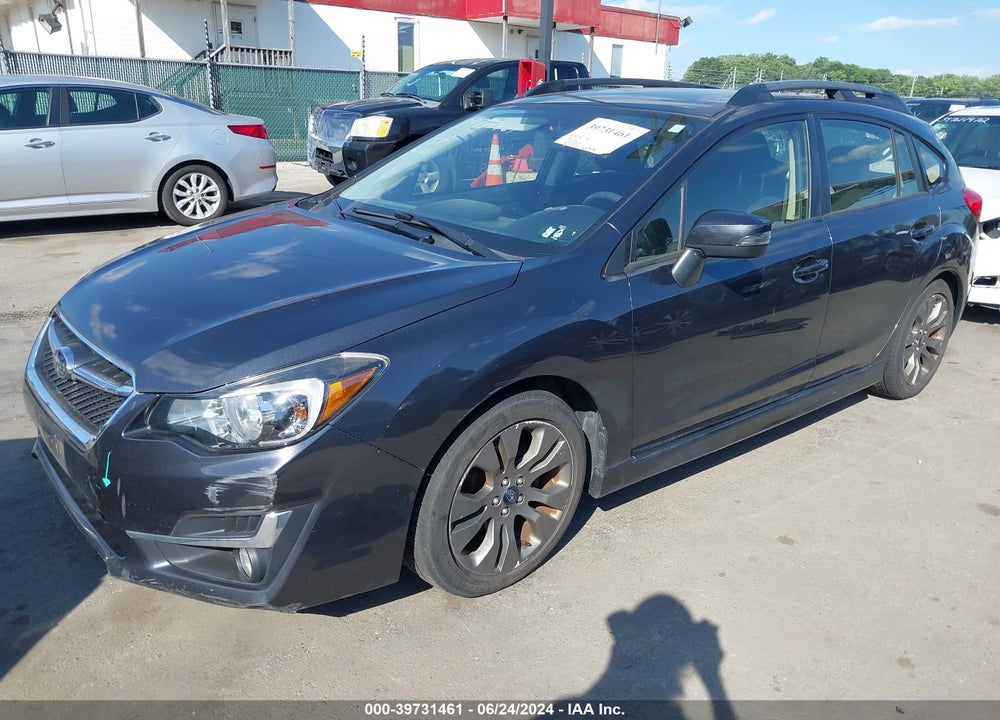 2016 SUBARU IMPREZA 2.0I SPORT PREMIUM VIN: JF1GPAP61G8227578