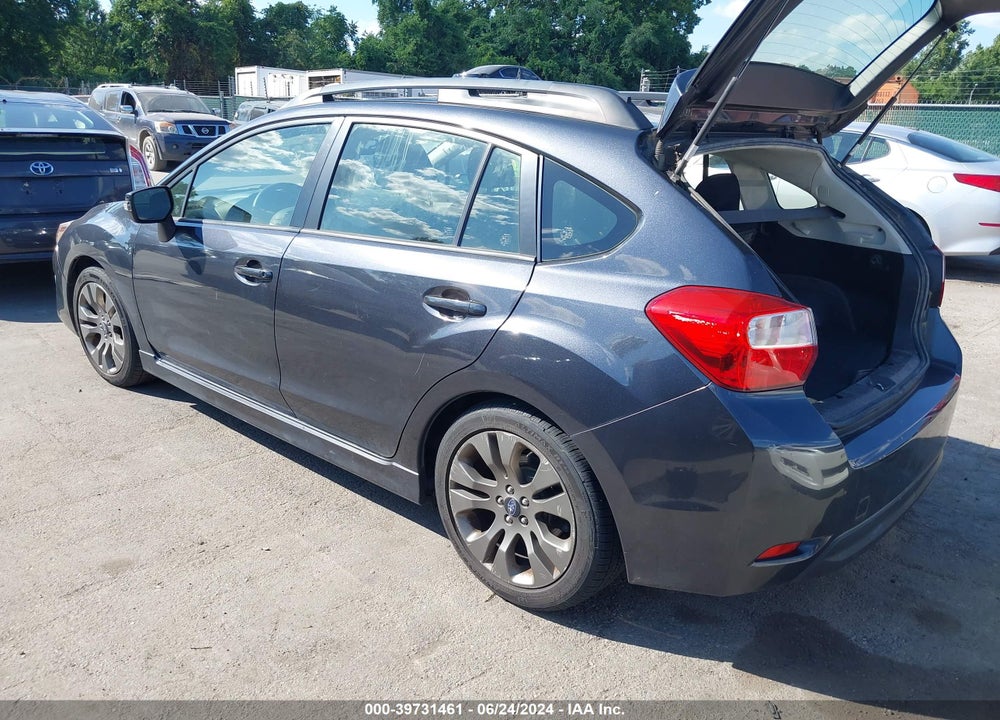 2016 SUBARU IMPREZA 2.0I SPORT PREMIUM VIN: JF1GPAP61G8227578