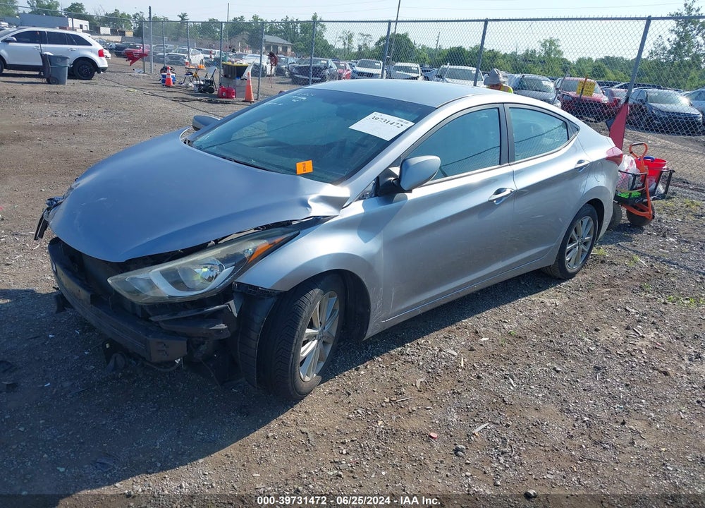 2016 HYUNDAI ELANTRA SE VIN: 5NPDH4AE3GH725374