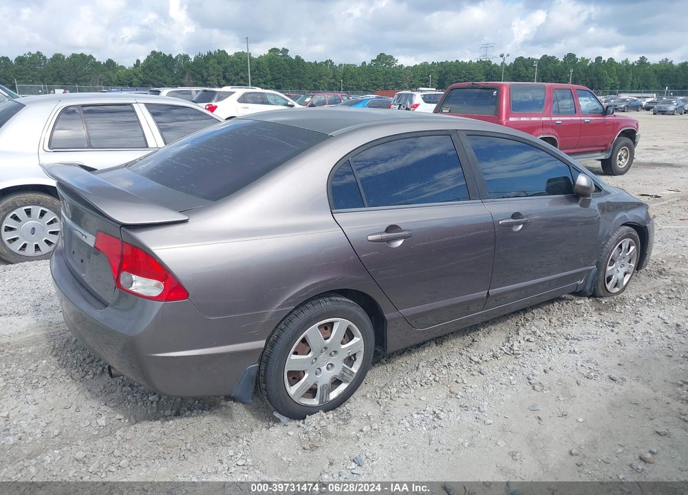 2009 HONDA CIVIC LX VIN: 1HGFA15579L017277
