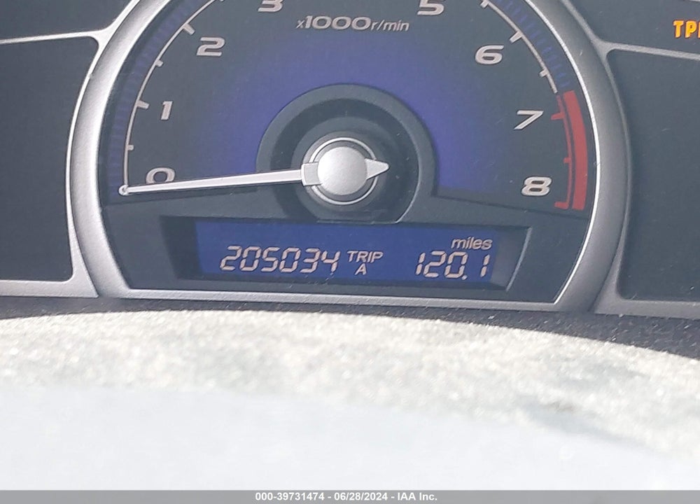 2009 HONDA CIVIC LX VIN: 1HGFA15579L017277