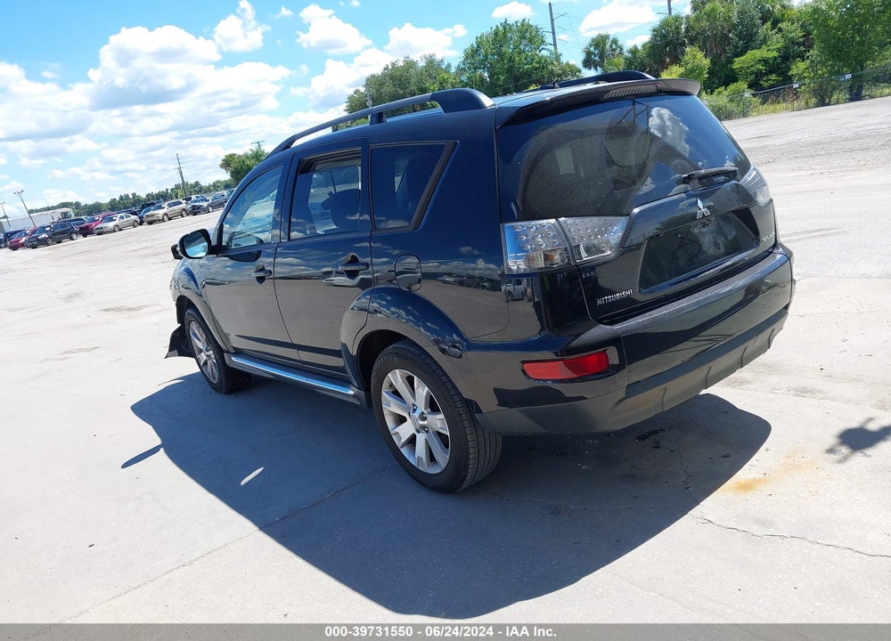 2012 MITSUBISHI OUTLANDER SE VIN: JA4AS3AW6CU009330
