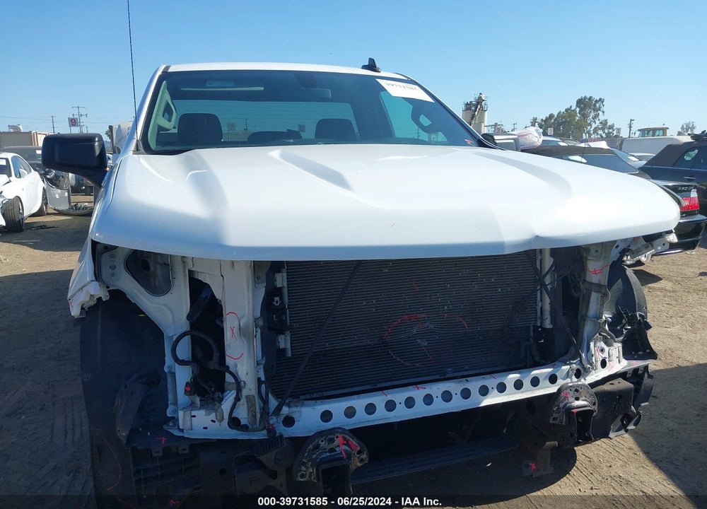 2021 CHEVROLET SILVERADO 1500 2WD REGULAR CAB LONG BED WT VIN: 3GCNWAEH6MG384683