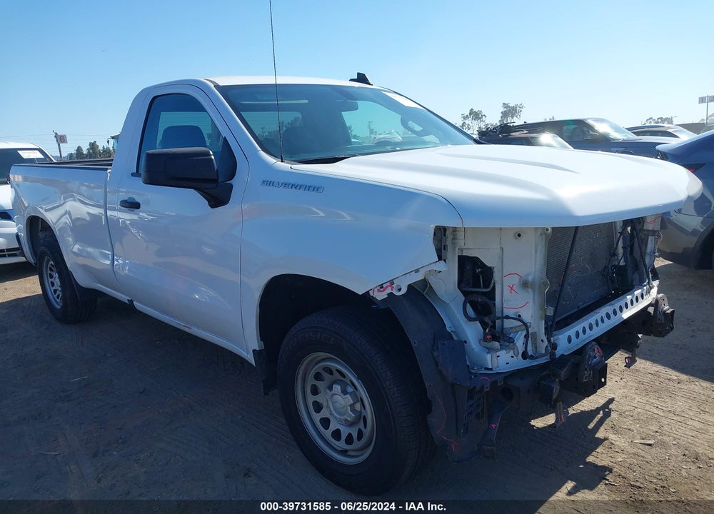 2021 CHEVROLET SILVERADO 1500 2WD REGULAR CAB LONG BED WT VIN: 3GCNWAEH6MG384683