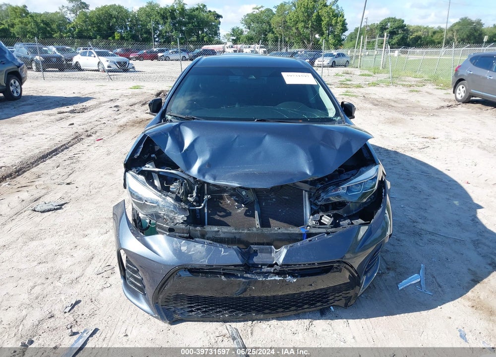 2018 TOYOTA COROLLA SE VIN: 2T1BURHE8JC010817