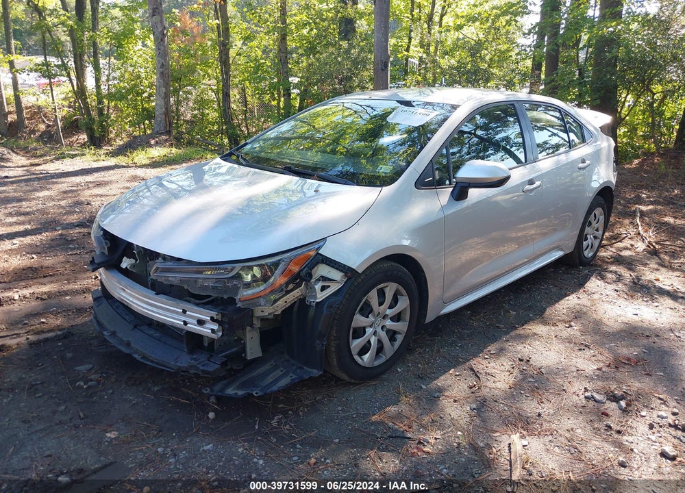 2022 TOYOTA COROLLA LE VIN: JTDEPMAE1NJ221210