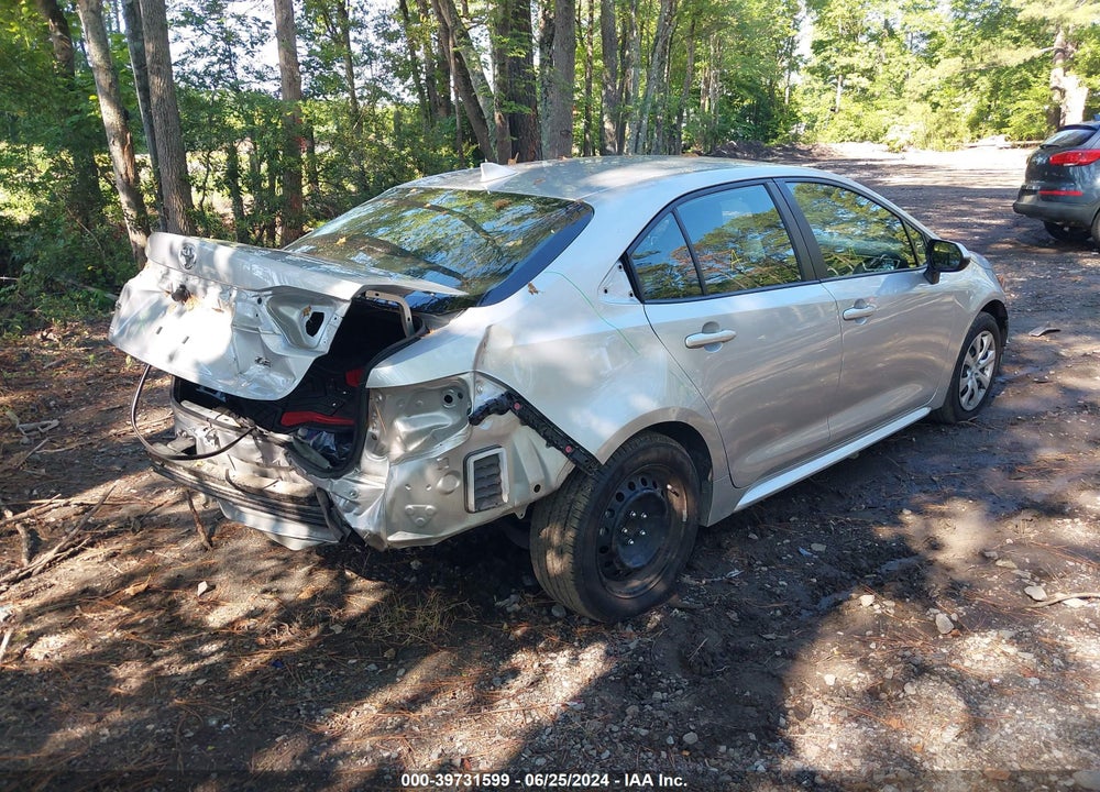 2022 TOYOTA COROLLA LE VIN: JTDEPMAE1NJ221210