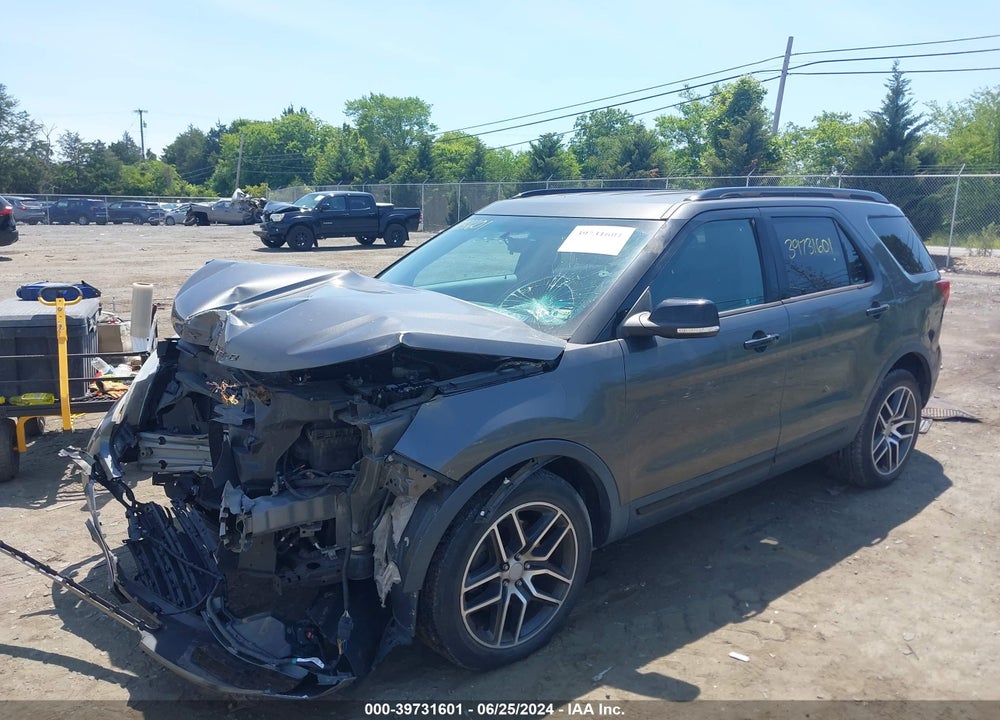 2016 FORD EXPLORER SPORT VIN: 1FM5K8GT2GGA11867