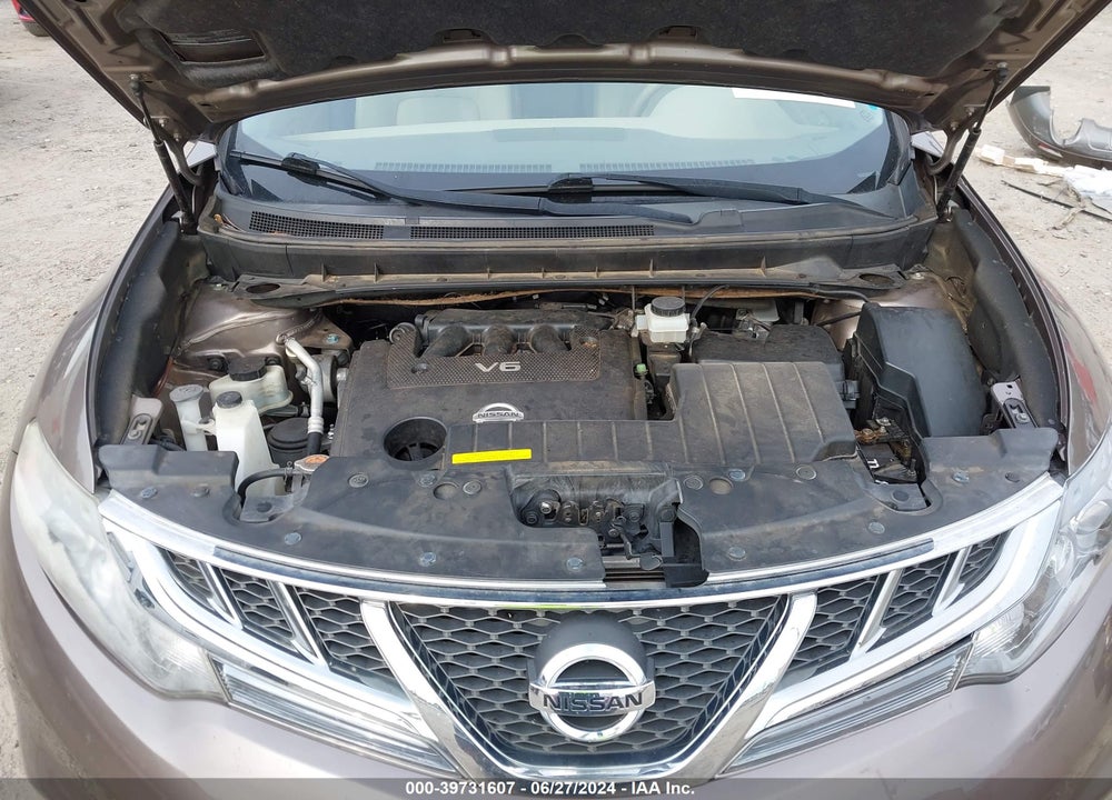 2012 NISSAN MURANO SL VIN: JN8AZ1MUXCW117765