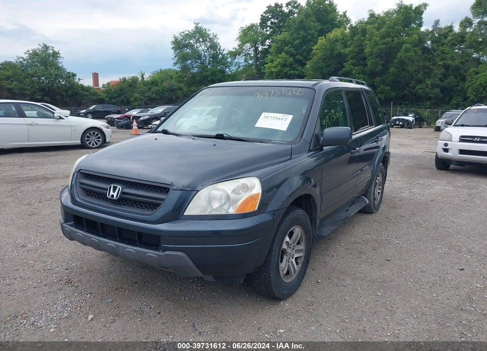 2004 HONDA PILOT EX-L VIN: 2HKYF18644H571628