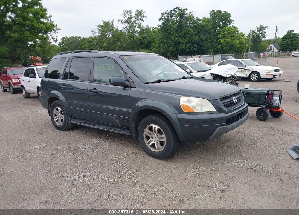 2004 HONDA PILOT EX-L VIN: 2HKYF18644H571628