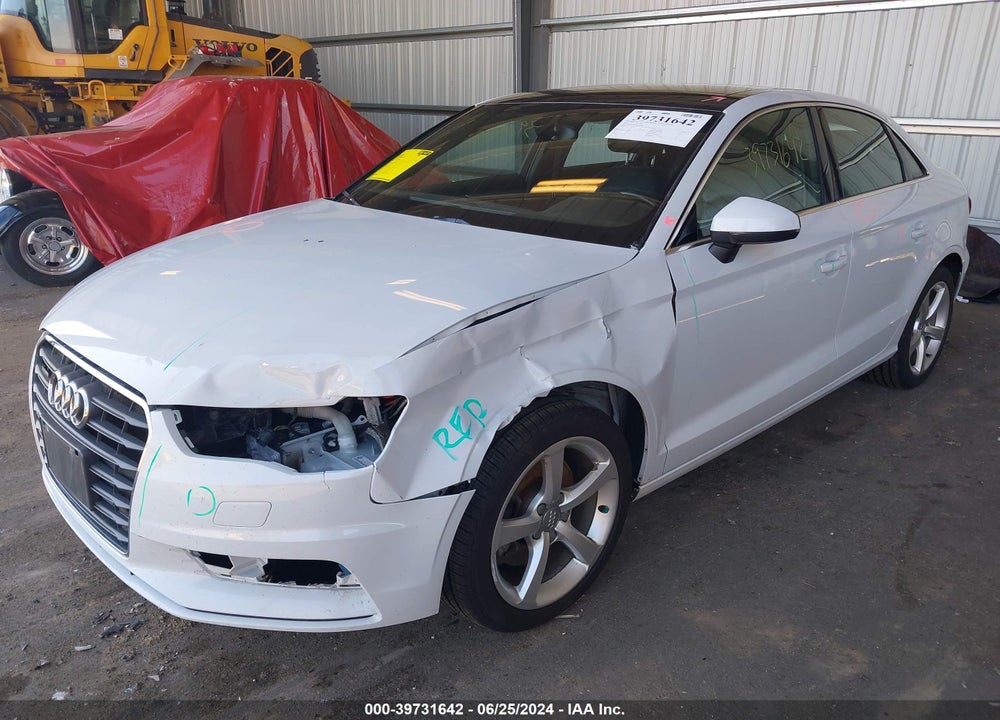 2015 AUDI A3 2.0T PREMIUM VIN: WAUBFGFF8F1010268
