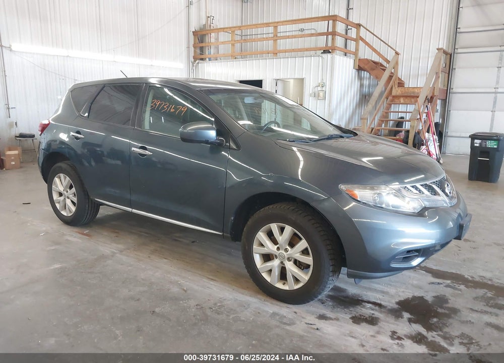 2011 NISSAN MURANO S VIN: JN8AZ1MU7BW062304