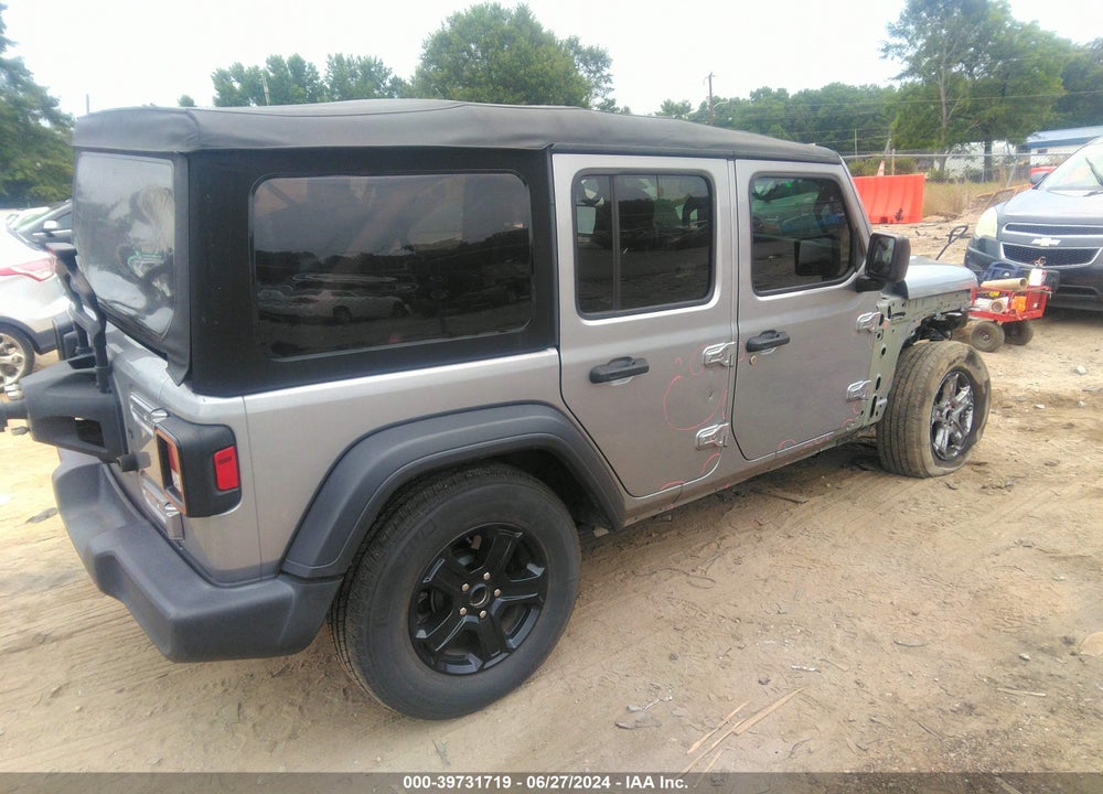 2018 JEEP WRANGLER UNLIMITED SPORT S 4X4 VIN: 1C4HJXDGXJW173698