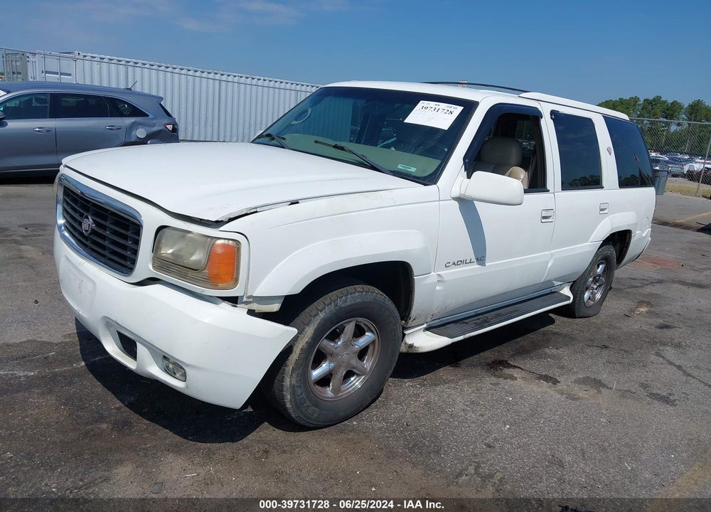 2000 CADILLAC ESCALADE STANDARD VIN: 1GYEK13R2YR127320